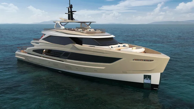 Sunseeker pristatys 40M Superyacht modelį Cannes Yachting Festival 2025 parodoje