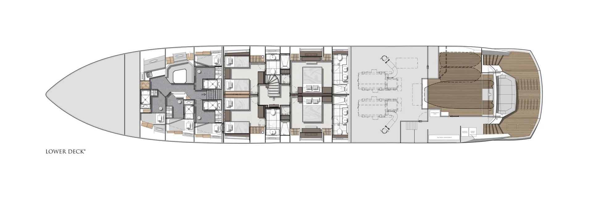 Lower deck